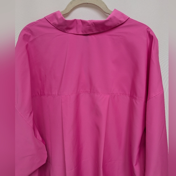 Express Pink Button Down Shirt - Picture 9 of 9